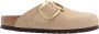 Birkenstock Comfortabele Knuppel Pantoffels voor Alledaags Gebruik Beige Dames - Thumbnail 3