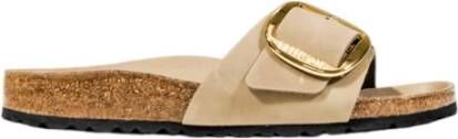Birkenstock Comfortabele leren slippers voor vrouwen