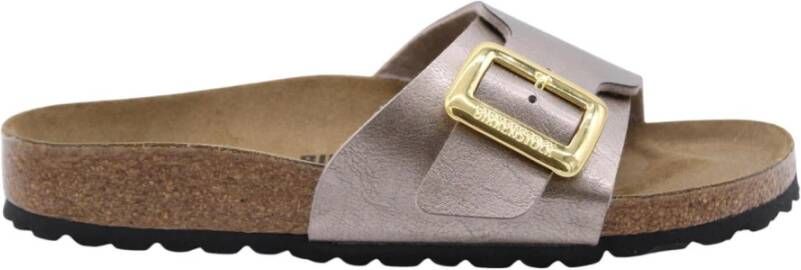 BIRKENSTOCK Slippers Dames Catalina Cushion Buckle Maat: 35 Materiaal: Leatherlook Kleur: Goud - Foto 3