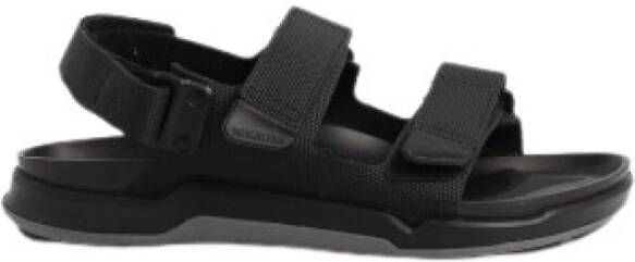 Birkenstock Comfortabele Platte Sandalen voor Mannen Zwart Heren