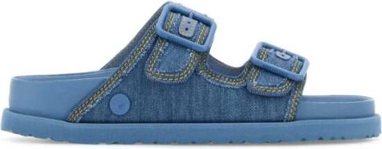 Birkenstock Denim Eternal Sunshine Arizona Sliders Blue Heren
