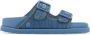 Birkenstock Denim Eternal Sunshine Arizona Sliders Blue Heren - Thumbnail 1