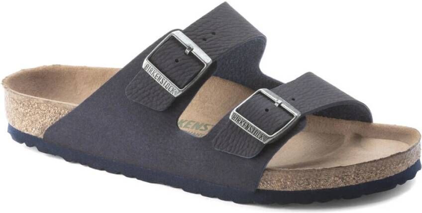 Birkenstock Donkerblauwe Arizona Syn Sandalen Blauw Heren