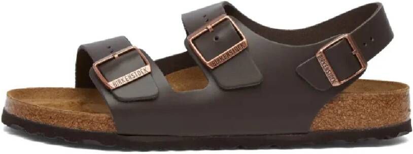 Birkenstock Donkerbruine Stijlvolle Sandalen Brown Heren