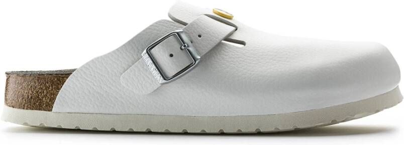 Birkenstock Elegante Leren Klompen Comfortabel Lichtgewicht White Dames - Foto 2