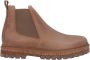 Birkenstock Chelsea Boots Stijlvol Nubuckleer Brown Dames - Thumbnail 4