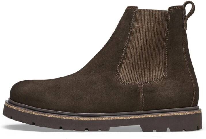 Birkenstock Enkellaars in bruin suède Brown Heren