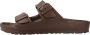 Birkenstock Chocoladebruine Dubbele Band Sandalen Brown Unisex - Thumbnail 34
