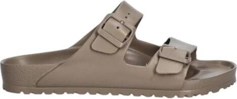 BIRKENSTOCK Badslippers Dames Arizona Big Buckle Eva Rubber Beige