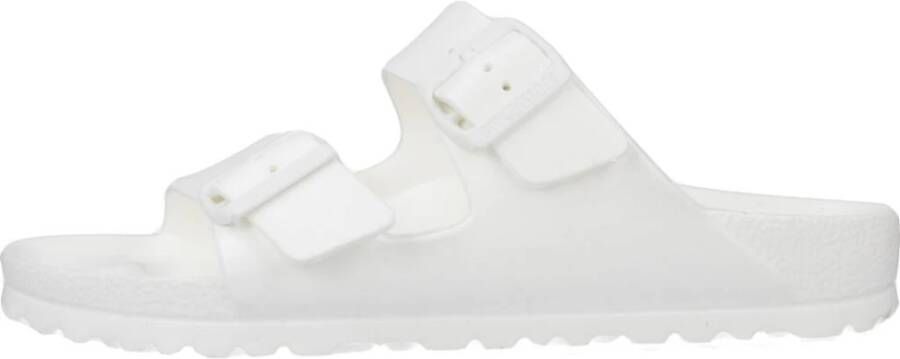Birkenstock Witte Rubberen Slipper Dubbele Gespsluiting White - Foto 16