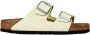 Birkenstock Klassieke kleurblok leren sandaal Green Dames - Thumbnail 1