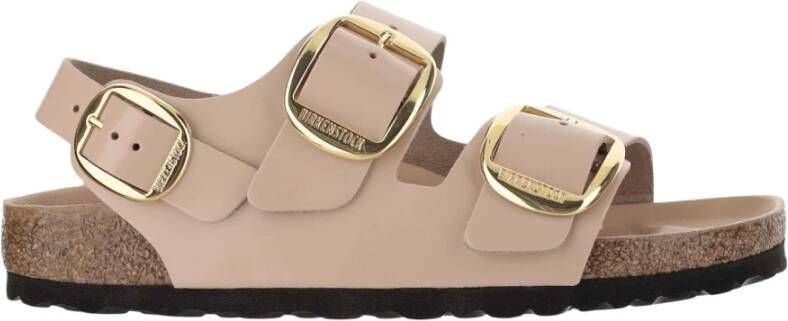 Birkenstock Flat Sandals Beige Dames