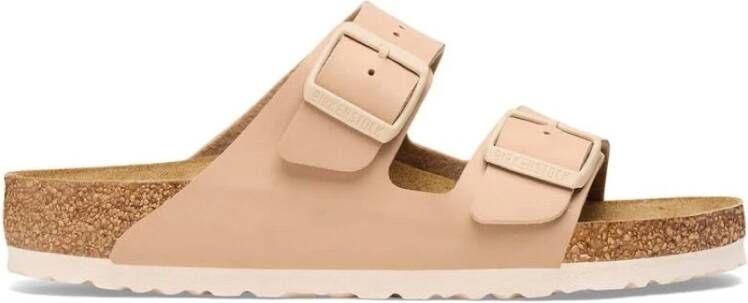 Birkenstock Flat Sandals Beige Dames