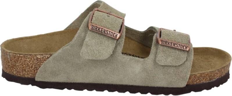Birkenstock Flat Sandals Beige Dames