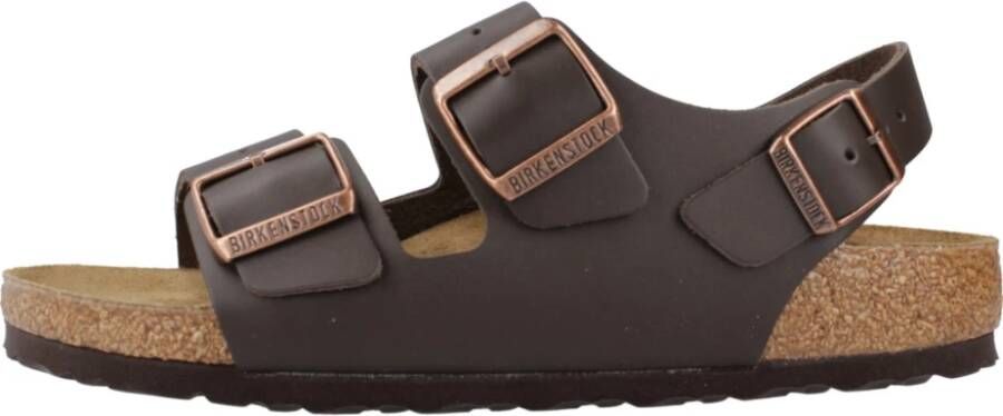 Birkenstock Flat Sandals Brown Dames