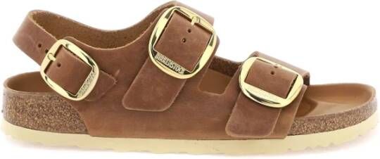 Birkenstock Flat Sandals Brown Dames