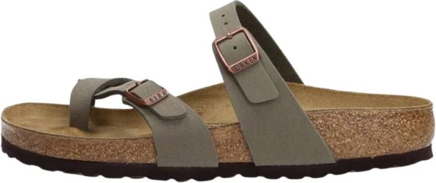 Birkenstock Groene zomersliders Stijlvol en comfortabel Green - Foto 10