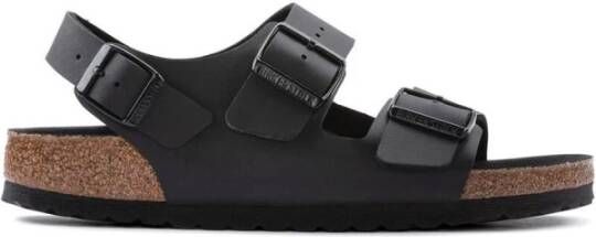 Birkenstock Zwarte Sandalen voor Mannen en Vrouwen Black Heren