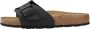 Birkenstock Satin Finish Sandal with Metal Buckle Black Dames - Thumbnail 3