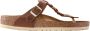 Birkenstock "Gizeh Olie Gewaxt Leren Sandalen voor Dames" Bruin Dames - Thumbnail 19