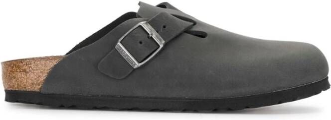 Birkenstock Boston Black narrow Fettleder Oiled Leather Unisex Pantoffels Zwart - Foto 19