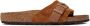 Birkenstock Gevlochten Suède Leren Flip Flops Brown Dames - Thumbnail 21