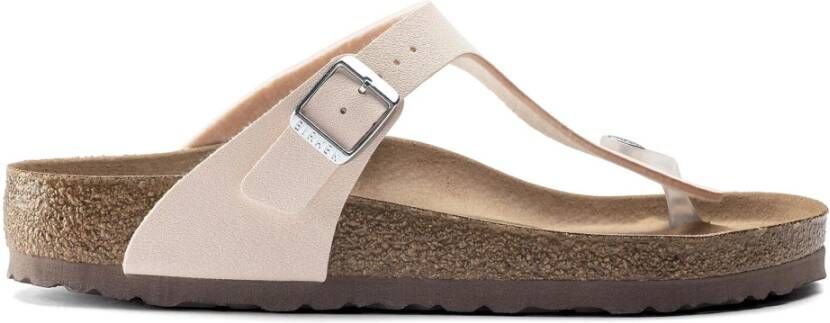 Birkenstock Women's Gizeh BFBC Earthy Vegan Sandalen Normal bruin beige - Foto 2