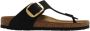 Birkenstock "Stijlvolle; Leren Flip Flops voor Vrouwen"; Zwart Dames - Thumbnail 5