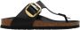 Birkenstock Gizeh Big Buckle Slides Black Dames - Thumbnail 1