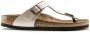 Birkenstock Gizeh BS Metallic Thong Sandal Beige Dames - Thumbnail 1