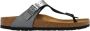 Birkenstock 1 21457 Gizeh teenslipper zwart metallic smal - Thumbnail 2