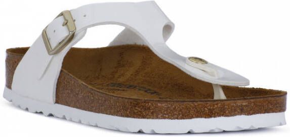 Birkenstock Gizeh Patent Calz N MIINTO b0a9350188b5bb0c32bf Wit Dames