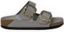 Birkenstock Arizona Big Buckle Slippers High Shine Stone Coin Narrow Fit Dames - Thumbnail 2