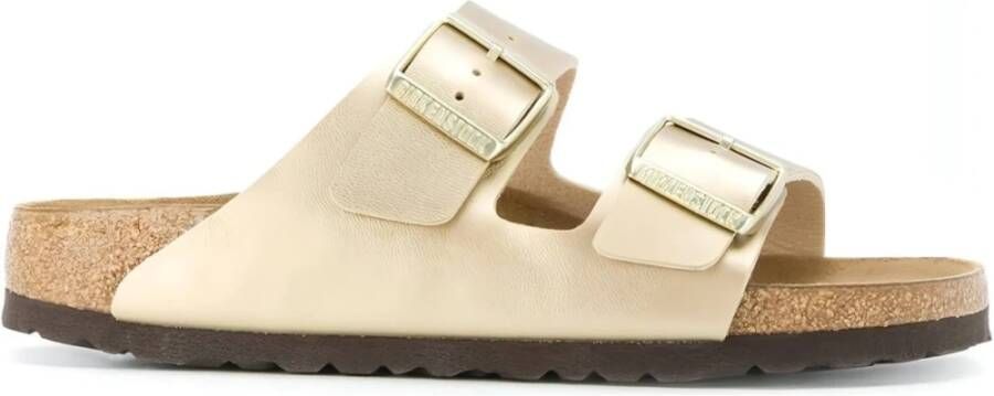 BIRKENSTOCK Slippers Arizona Maat: 42 Materiaal: Leatherlook Kleur: Goud - Foto 13