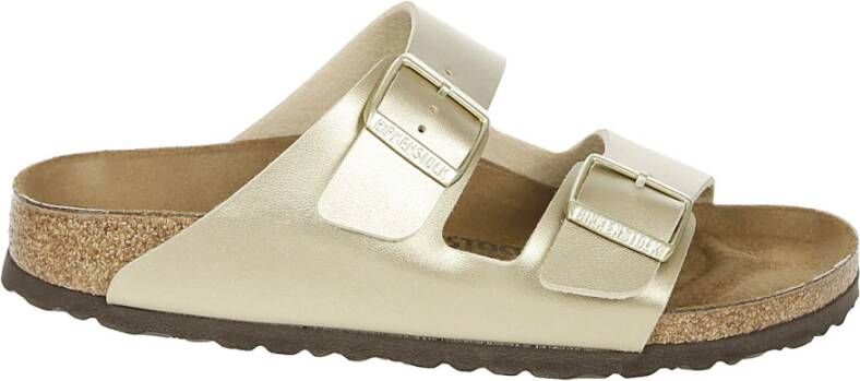 BIRKENSTOCK Slippers Arizona Maat: 42 Materiaal: Leatherlook Kleur: Goud - Foto 15