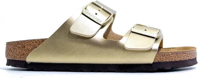 BIRKENSTOCK Slippers Arizona Maat: 42 Materiaal: Leatherlook Kleur: Goud - Foto 16
