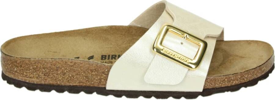 BIRKENSTOCK Slippers Dames Catalina Cushion Buckle Maat: 36 Materiaal: Leatherlook Kleur: Beige - Foto 3