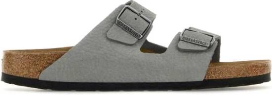 Birkenstock Arizona Nu Desert Buck Whale Grey Sandalen Grijs Heren
