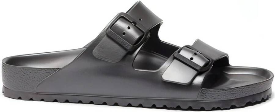 Birkenstock Grijze Eva Slides Unisex Volwassenen Slippers Gray - Foto 4