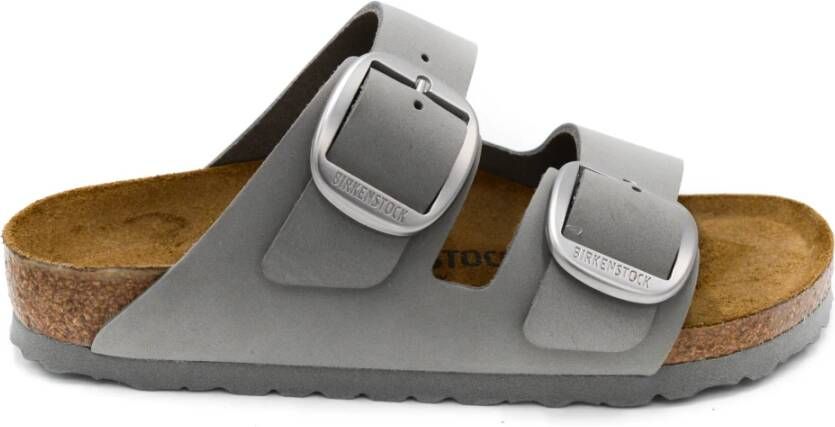 Birkenstock Arizona Dames Slippers Dove Gray Narrow fit | Grijs | Nubuck - Foto 4