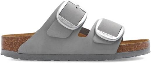Birkenstock Arizona Dames Slippers Dove Gray Narrow fit | Grijs | Nubuck - Foto 3