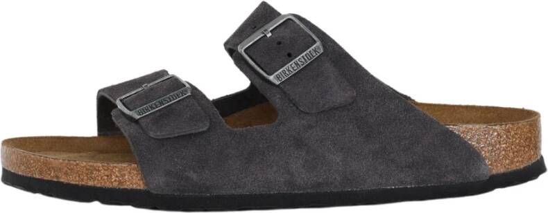 Birkenstock schoenen Arizona VL SFB Velvet Gray 552321 Regular Velvet Gray - Foto 4