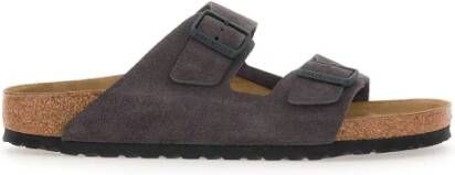 Birkenstock Grijze Suède Arizona Sandalen Gray