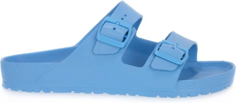 Birkenstock Hemelsblauwe Slippers Blauw Heren