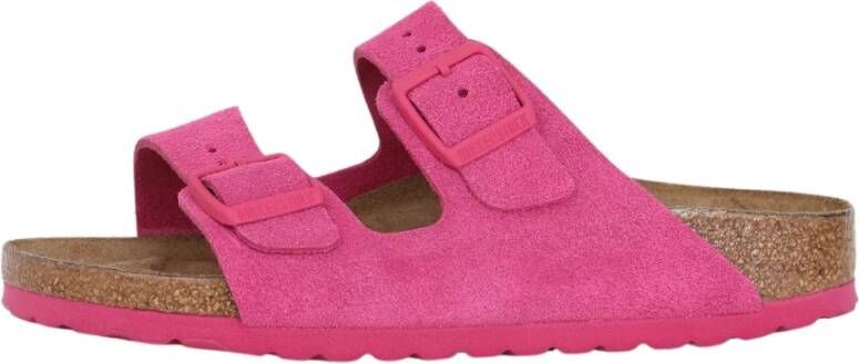 BIRKENSTOCK Slippers Dames Arizona Dames Maat: 38 Materiaal: Suède Kleur: Roze - Foto 6
