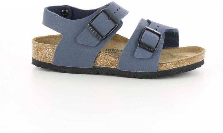 Birkenstock New York Junior Birko-Flor BC Narrow Junior Sandaal Marineblauw - Foto 15