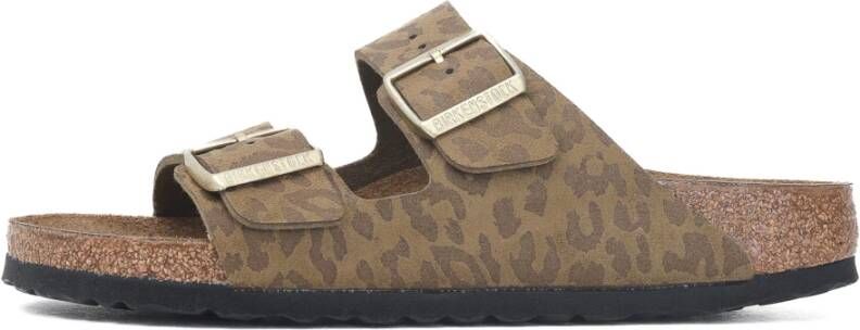 BIRKENSTOCK Slippers Dames Arizona Bs Suèdelook Bruin
