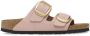 Birkenstock Klassieke Big Buckle Nubuck Leren Sandaal Pink Dames - Thumbnail 9