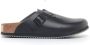 Birkenstock Boston naturleder fusion zwart narrow sandalen uni (060196) - Thumbnail 2