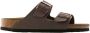 Birkenstock Bruine Logo Zijgesp Sandalen Brown Dames - Thumbnail 1